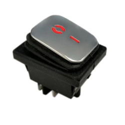 Włącznik ON-OFF KCD4-MB 16A 250V podwójny IP65 czerwony