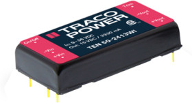 DC converter, 9-36 VDC, 50 W, 1 output, 5 VDC, 91 % efficiency, TEN 50-2411WI