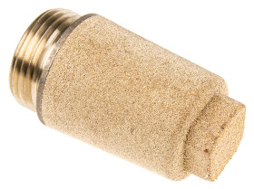 Tłumik hałasu , G 3/4 męskie Gwintowany 3/4 in Brąz spiekany Legris