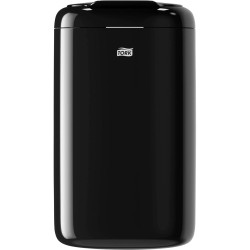 Tork 564008 Elevation Garbage Bin 5L Plastic Black Self-Closing Lid