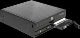 47230 Delock mobile rack 5.25" für 1x SLIM drive 2x 2.5" SATA HDD/SSD