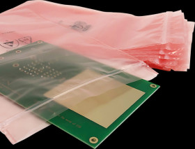 03-0102-20002 Conductive PE-LD flat bag, 120 x 170 mm, ZIP, 100 pieces