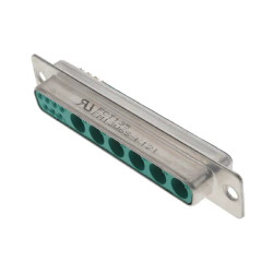 Złącze D-Sub 15-pinowe Żeński Proste Montaż na kablu