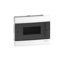 Rozdzielnica modułowa 1x8 podtynkowa IP40 Easy9 EZ9EU-1-8-PT-T drzwi transparentne EZ9EUA108