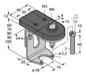Turck 6901120 Zestaw montażowy BTS-DSU35-ZF03-M5 1 szt.