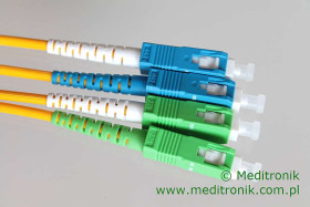 Patchcord ÅwiatÅowodowy SC-SC/APC OS2 9/125Âµm SM duplex dÅ.1m