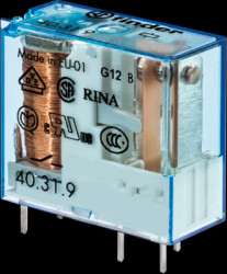 Relay, 1 Form C (NO/NC), 14 V (DC), 300 Ω, 12 A, 400 V (AC), monostable, 40.31.9.014.0000