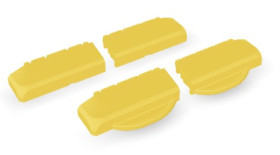 Hinge, PC, (L x W x H) 100 x 27 x 48.3 mm, yellow, for B 233012/B 273612, 96910003