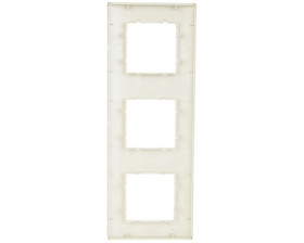 DANTE Ramka potrójna tworzywo ASA KREM 450383