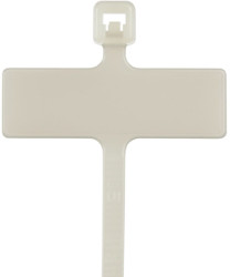 Cable tie, PA, (L x W) 99 x 2.5 mm, bundle-Ø 4.6 to 19 mm, natural, -60 to 85 °C, PLM1M-C