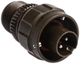 Złącze 3-pinowe Męski Amphenol Limited Męski Montaż na kablu MIL-DTL-5015 rozmiar 10SL