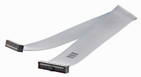 Zespół kabla gniazda IDC 2x10-żyłowy raster 2mm Płaski, AWG 28 AWG Samtec -40 → +105 °C.