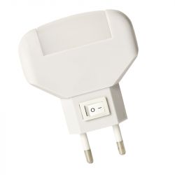 Lampka nocna LED z wyłącznikiem 1W
