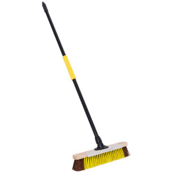 Bulldozer HQ.CD.16/BAY/C4 Heavy-duty Utility Broom with Metal Scraper 380mm 15&quot;