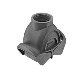 Obudowa złączy dużej mocy HARTING Montaż na kablu rozmiar 6B Męski/żeński Wpust górny rozmiar gwintu M32 x 1.5