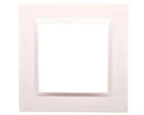 Simon 10 Ramka pojedyncza kremowa CR1/41