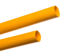 Rura termokurczliwa cienkościenna, odcinki 1m, CR 6,4/3,2 żółta, 427545 /50szt./