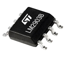 Komparator STMicroelectronics Powierzchnia LM2903BYDT 2-kanałowy Niskie zużycie energii, podwójne napięcie, DTL, MOS,