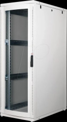 26210153 19-inch server cabinet, 36 U, 1000 mm depth, gray Plexiglas