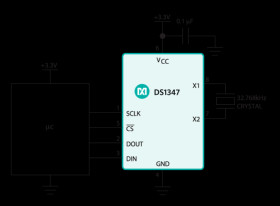 Low-Current, SPI-Compatible Real-Time Clock