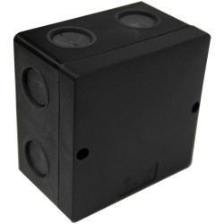 Dencon JB100B IP66 Junction Box Black 100 x 100mm