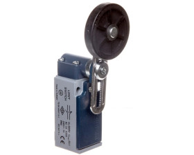 Łącznik L51 w obudowie metalowej, 1NC+1NO, krótka regulowana dźwignia z rolką z gumy, T0-L51K13MEL122