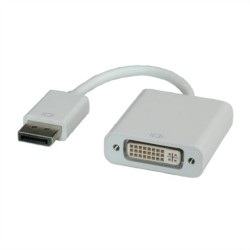 Adapter ROLINE DisplayPort/DVI, DP męski - DVI żeński