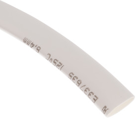 Osłona termokurczliwa średnica przed 6.4mm Biały średnica po skurczeniu 3.2mm RS PRO 2:1 dł. 8m
