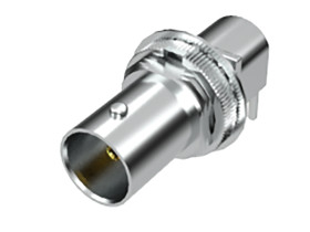 Złącze koncentryczne Montaż na płytce drukowanej Żeński 75Ω typ złącza Złącze BNC 0 to 12GHz Przepust typ kabla