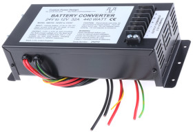 Przetwornica DC-DC, 440W, Uwe 24 V DC, Uwy 13.8V dc, Iwy 17A, Custom Power Design