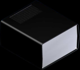 ABS enclosure, (L x W x H) 198 x 178 x 108 mm, black (RAL 9004), AUS 33.9