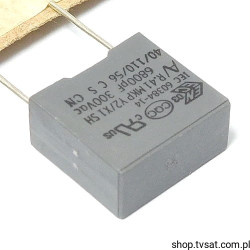 R413F16805000M 6.8nF 300V 20% MKP R10.0 KEMET