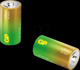 GPPCA14AU067 Ultra, alkaline battery, C (Baby), pack of 2