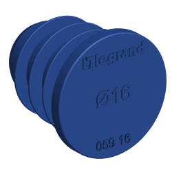Łącznik do kanałów kablowych Legrand 16mm Zaślepka Tworzywo sztuczne IP40 Niebieski