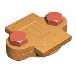 Zacisk uziemiający, Złącze połączeniowe bednarki, Miedź, rozmiar: 26 x 8mm