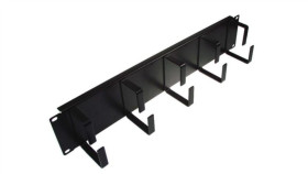 Organizator Kabli 2U 5 Uchwytów Metal Czarny