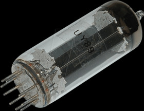 UY89 Electron tube, rectifier tube, Noval, 9-pin, 100 mA