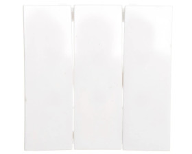 B.Kwadrat Klawisz potrójny biały połysk 5316658999