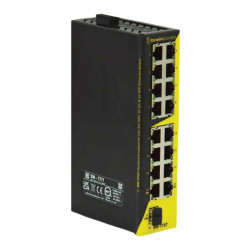 Brainboxes SW-7617 Hardened Industrial 16x 10/100 &amp; 1x SFP Ethernet Switch