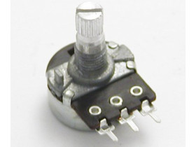 Potencjometr ośka 4,7K A liniowy L-16mm Telpod