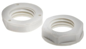 Nakrętka do dławnic kablowych, M12, IP68, kolor: Szary, materiał: Nylon 66, RS PRO