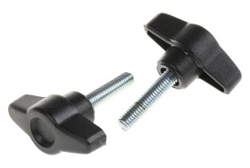 Pokrętło mocujące M6 długość gwintu: 25mm średnica pokrętła 40mm średnica gwintu: 6mm Wersja motylkowa Kołek gwintowany