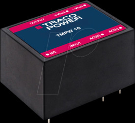 TMPW 10-115 AC/DC power supply TMPW, 10 W, 85-305 VAC/15.0 VDC, encapsulated
