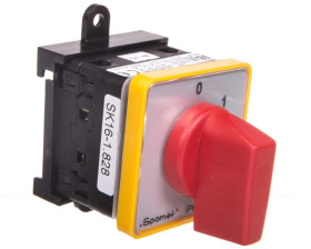 Łącznik krzywkowy 0-1 2P 16A do wbudowania SK16-1.828BS24