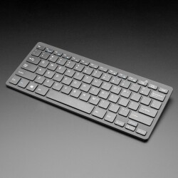 Mini Wireless Keyboard - Black (with Batteries)