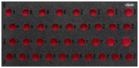 Wypełnienie piankowe Vigor V5099-L V5099-L Wymiary: (D x S) 393 mm x 188 mm
