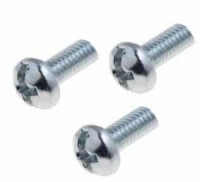 M2x6WU/20 Wkręt do metalu 2x6mm - walec wypukły - uniwersalny - opakowanie 20 sztuk