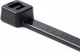 Cable tie, PA, (L x W) 302.3 x 4.8 mm, bundle-Ø 7 to 80 mm, black, UV resistant, -40 to 105 °C, 111-01266