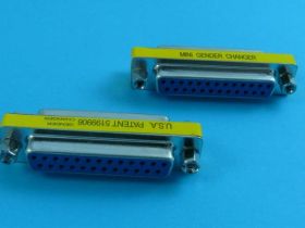 ADAPTOR DB-25F/DB-25F GENDER CHANGER