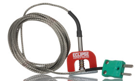 Termopara z magnesem podkowiastym K średnica 20mm długość 2m -50 → +250°C Wtyk miniaturowy RS PRO